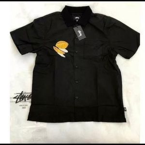 Stussy dragon cocktail button up